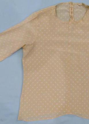 Шифоновая блуза zara basic. размер m