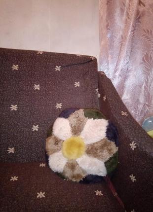 Красивая интерьерная подушка цветок ромашка акция!
