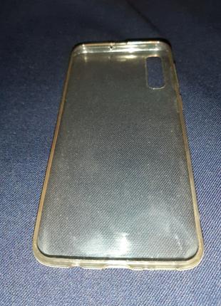 Чехол-накладка прозрачный бампер для Samsung galaxy A50 (Самсунг
