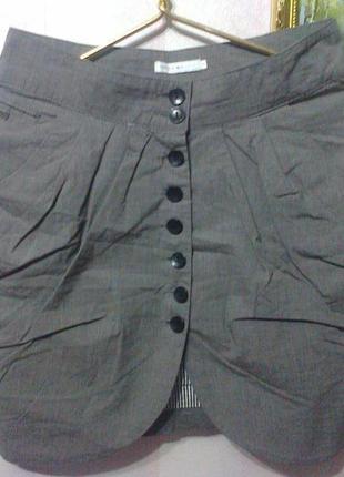Хорошенькая котоновая юбочка на подкладке (пот - 39,5-40 см)  91