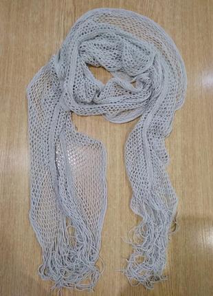 Нежный шарф с люрексом шарфик