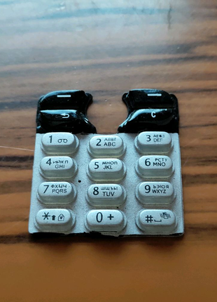 Клавиатура для Sony Ericsson T610 Серебристая