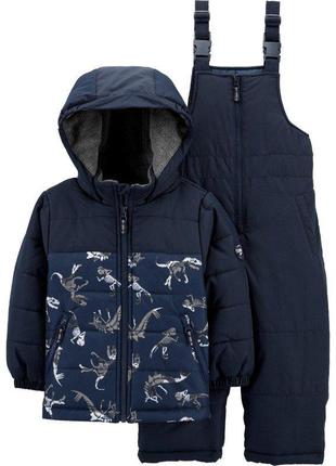 Зимний комплект куртка и комбинезон oshkosh для мальчика