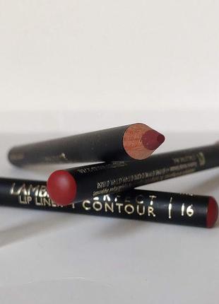 Акція! олівець для губ lambre perfect contour lip liner №16