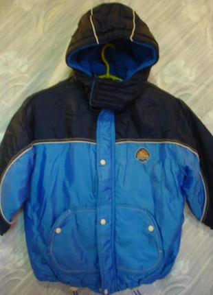 Теплая демисезонная куртка"animate" 5- 6 лет  корея