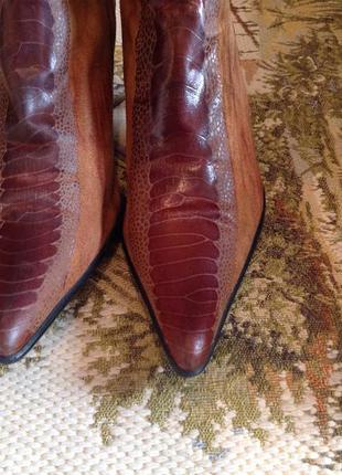Импозантные итальянские ботинки (полусапоги),  бренда l.birch,...