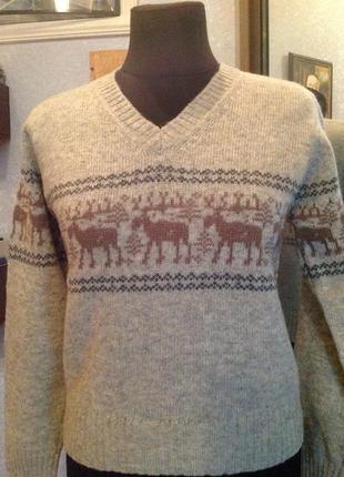 Натуральный свитер (пуловер) бренда l.o.g.g., р. 46-48