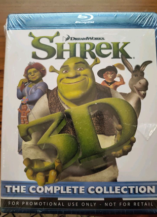 Диск Shrek 3D Blu-ray disk 1 диск, 4 фільму-ліцензія.