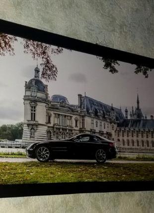 Картина Mercedes-Benz SLR McLaren подарок мужчине папе мужу другу