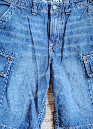 Фирменные джинсовые шорты-бриджи от gap на 10лет.