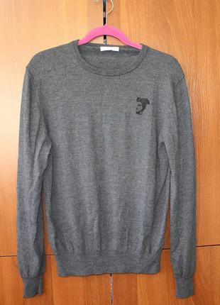 Мужской свитер versace шерсть размер l \ xl оригинал