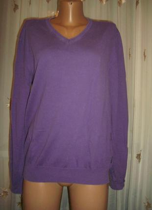 Фиолетовый свитер от boss, размер 12
