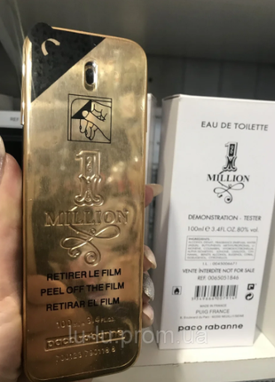 Тестер Paco Rabanne 1 Million / Пако Рабан 1 Миллион 100 мл