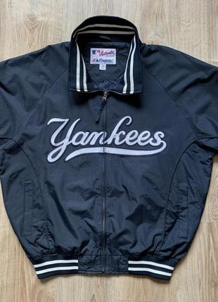 Мужская коллекционная куртка majestic new york yankees authent...