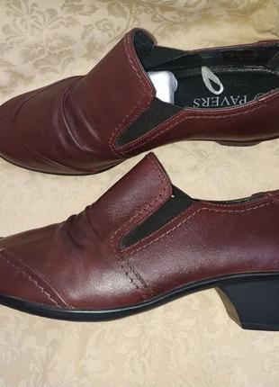 Мягусенькие туфли pavers 100% натуральная кожа 37-38 р