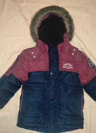 Зимняя куртка на мальчика george 1,5 - 2 года идеал