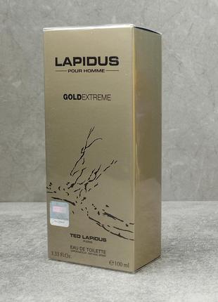 Ted Lapidus Pour Homme Gold Extreme 100 мл для мужчин (оригинал)