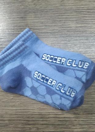 Носочки укороченные для мальчика 3-4 года soccer club
