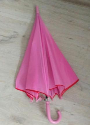 Зонтик для девочки 7-12 лет розовый