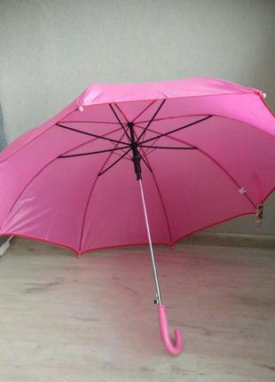 Уценка! зонт для девочки 7-12 лет розовый