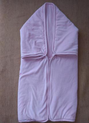 Плед-конверт (одеяло )bebetto на синтепоне для девочки