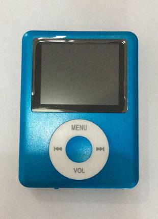 Mp4 player плеер на карту памяти Micro SD под Apple iPod синий