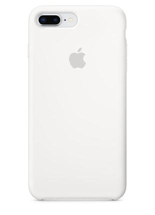 Чехол apple iphone 8plus/7plus silicone case white