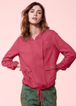 ☘ куртка-ветровка ягодного цвета в стиле casual от tchibo