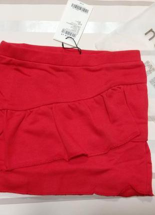 Красная юбка для девочки тм name it, размер 134/140
