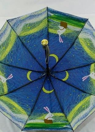 Шикарный зонт-полуавтомат с двойной тканью. венгрия