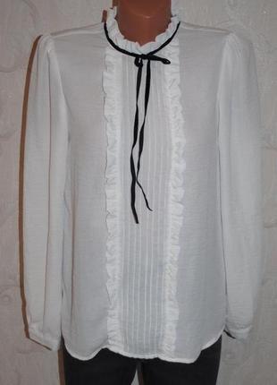 Блуза из плотного шифона "stradivarius"