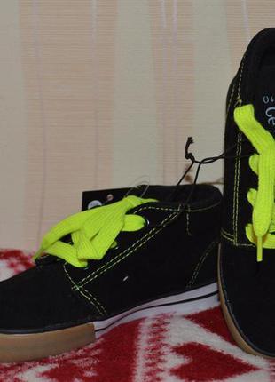 Замшевые кроссовки кеды скейтера george, размер 28