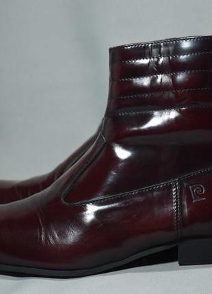 Pierre cardin vintage retro ботинки мужские кожаные лаковые. о...