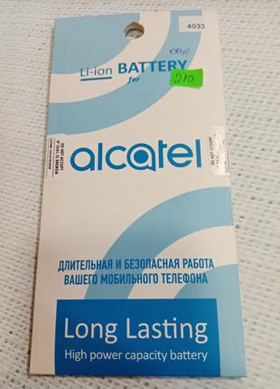 Акумулятор (оригінал 100%) для Alcatel OT-4033D новий
