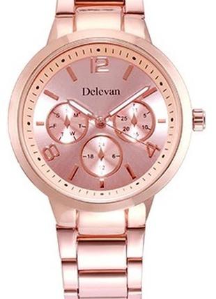 Delevan 1130 женские часы со стальным  браслетом