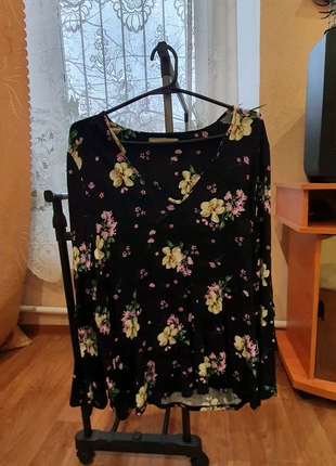 Шикарная блузка в цветочный принт