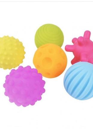 Развивающие сенсорные мячики для ребенка и для купание