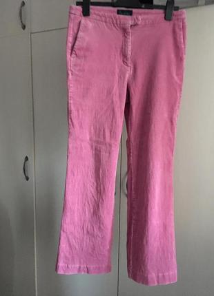 Вельветовые штаны в розовом цвете. винтаж