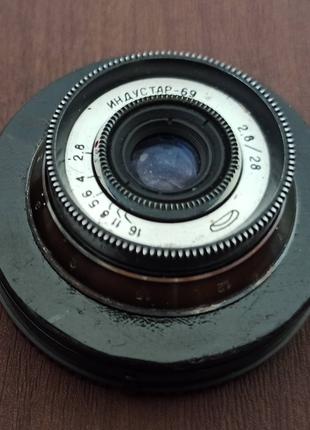 Переходник для Индустар-69 несъемный объектив с камеры Чайка.