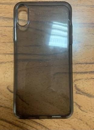 Чехол-накладка для Apple iPhone Xr - прозрачный, черный - Baseus