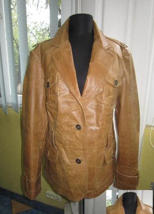 Оригінальна чоловіча шкіряна куртка boysen's. німеччина. лот 985