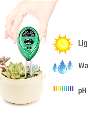 Измеритель кислотности pH, влажности и освещенности почвы