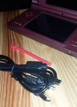Зарядка зарядное USB кабель Nintendo DSi XL + стилус одним лотом