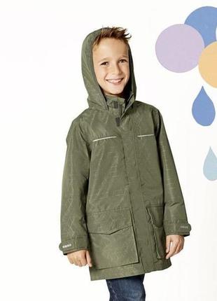 Куртка, детская, для мальчика, водонепроницаемая, дождевик, ха...