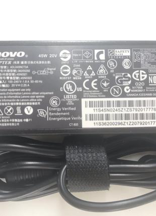Блок питания для ноутбука Lenovo 20V, 2.25A, 45W, (USB+pin)