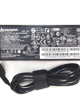 Блок питания для ноутбука Lenovo 20V, 4.5A, 90W, (USB+pin)