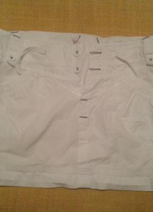 Новая летняя юбка denim co - с накладными карманами, незаменим...