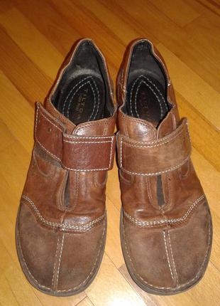 Удобные итальянские кожаные (кожа/нубук) удобные туфли tiltoa ...