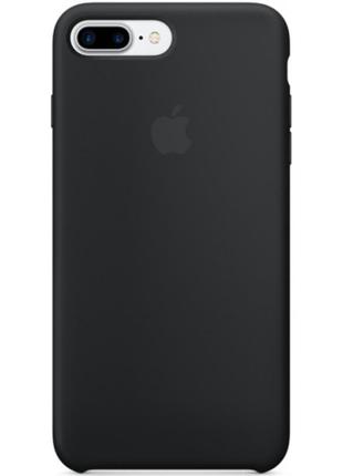 Чехол-накладка apple iphone 8 plus/7 plus silicone case black