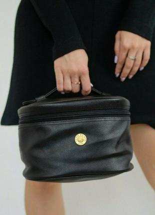 Большая косметичка pierre balmain paris black cosmetic bag